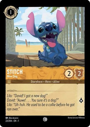 Stitch - New Dog (1-022) (Cold Foil)