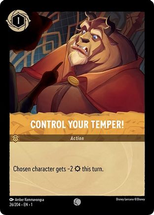 Control Your Temper! (1-026) (Cold Foil)