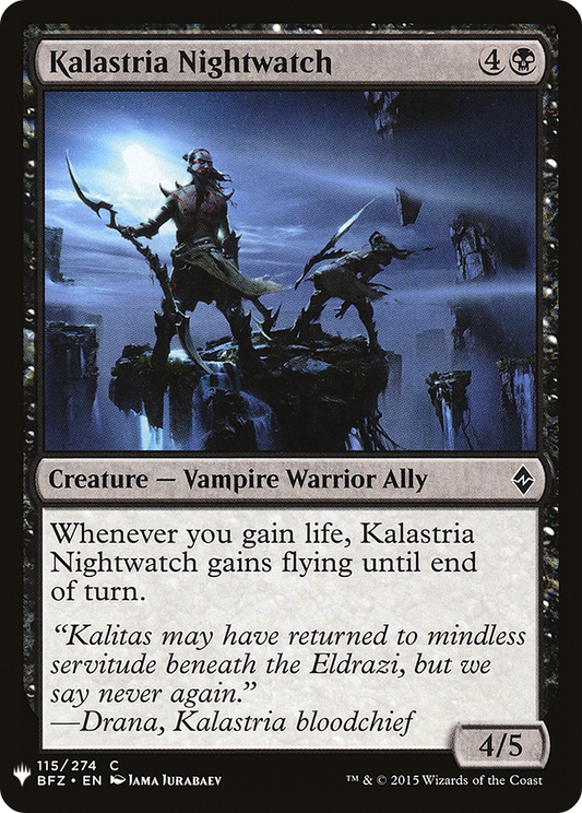 Kalastria Nightwatch (LIST-BFZ-115)
