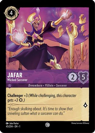 Jafar - Wicked Sorcerer (1-045) (Cold Foil)