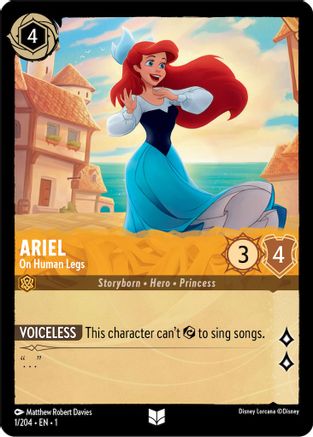 Ariel - On Human Legs (1-001) (Cold Foil)