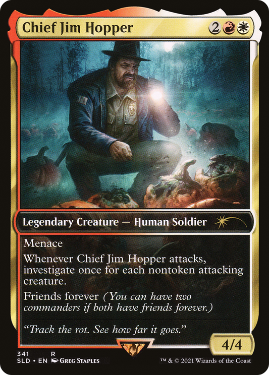 Chief Jim Hopper / Sophina, Spearsage Deserter (SLD-341) (Foil)