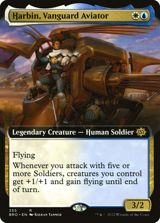 Harbin, Vanguard Aviator (BRO-355) (Extended Art) (Foil)