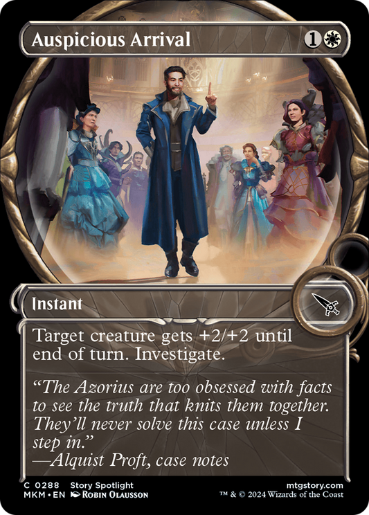 Auspicious Arrival (MKM-288) (Showcase) (Foil)