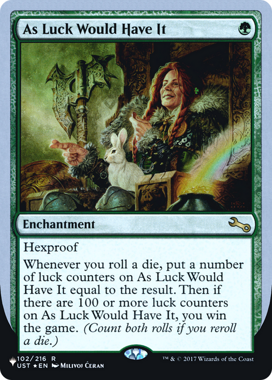 As Luck Would Have It (LIST-033) (Foil)