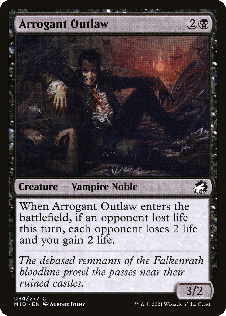 Arrogant Outlaw (MID-084) (Foil)