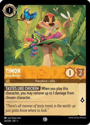 Timon - Grub Rustler (1-024) (Cold Foil)