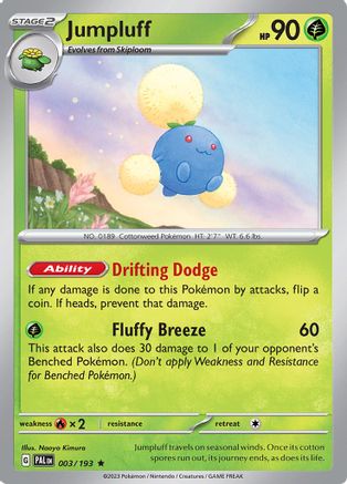 Jumpluff (PAL-003) (Reverse Holofoil)