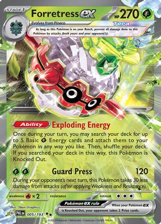 Forretress ex (PAL-005) (Holofoil)
