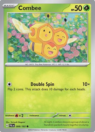 Combee (PAL-008) (Reverse Holofoil)