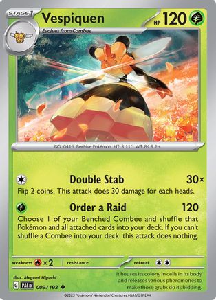 Vespiquen (PAL-009) (Reverse Holofoil)