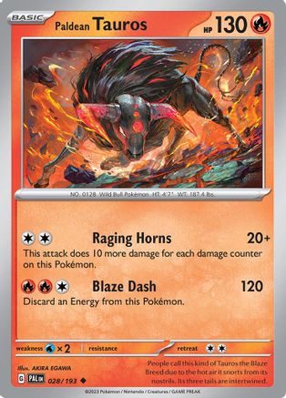 Paldean Tauros (PAL-028)