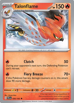Talonflame (PAL-030) (Reverse Holofoil)