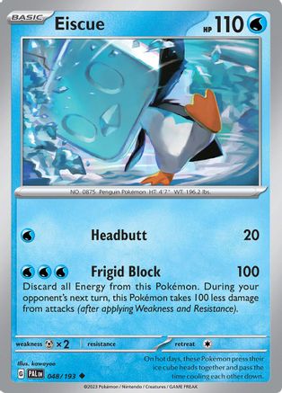 Eiscue (PAL-048) (Reverse Holofoil)