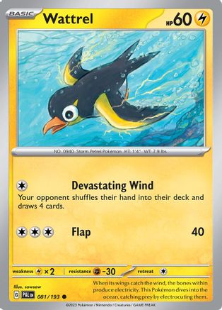 Wattrel (PAL-081) (Reverse Holofoil)