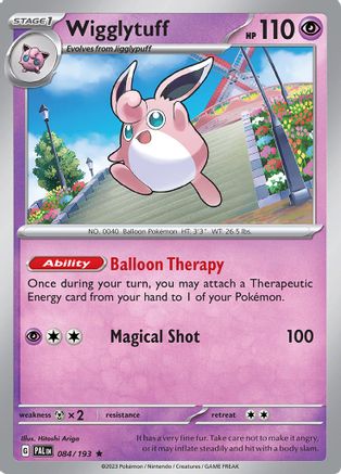 Wigglytuff (PAL-084) (Reverse Holofoil)