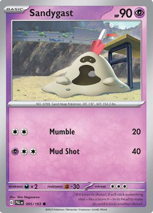 Sandygast (PAL-095) (Reverse Holofoil)