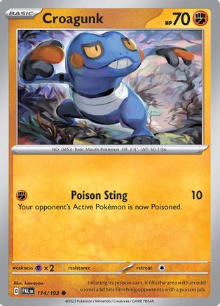 Croagunk (PAL-114) (Reverse Holofoil)
