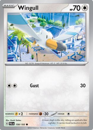 Wingull (PAL-158) (Reverse Holofoil)
