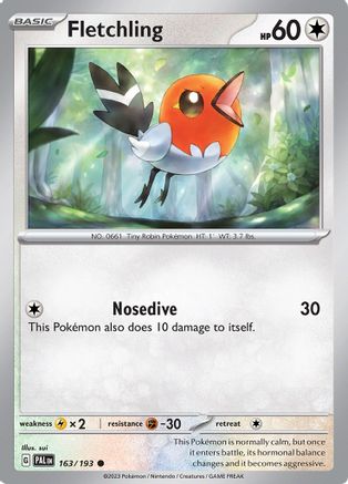 Fletchling (PAL-163) (Reverse Holofoil)