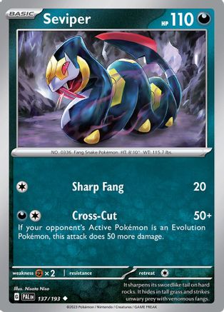 Seviper (PAL-137) (Reverse Holofoil)