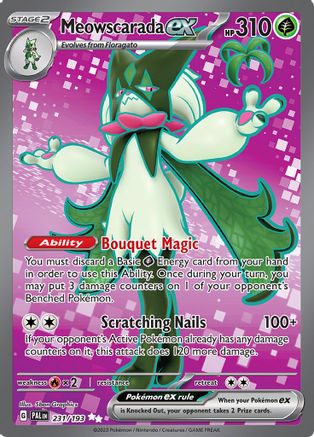 Meowscarada ex (PAL-231) (Holofoil)