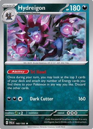 Hydreigon (PAL-140) (Holofoil)