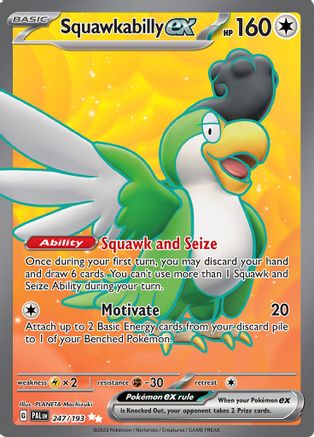 Squawkabilly ex (PAL-247) (Holofoil)