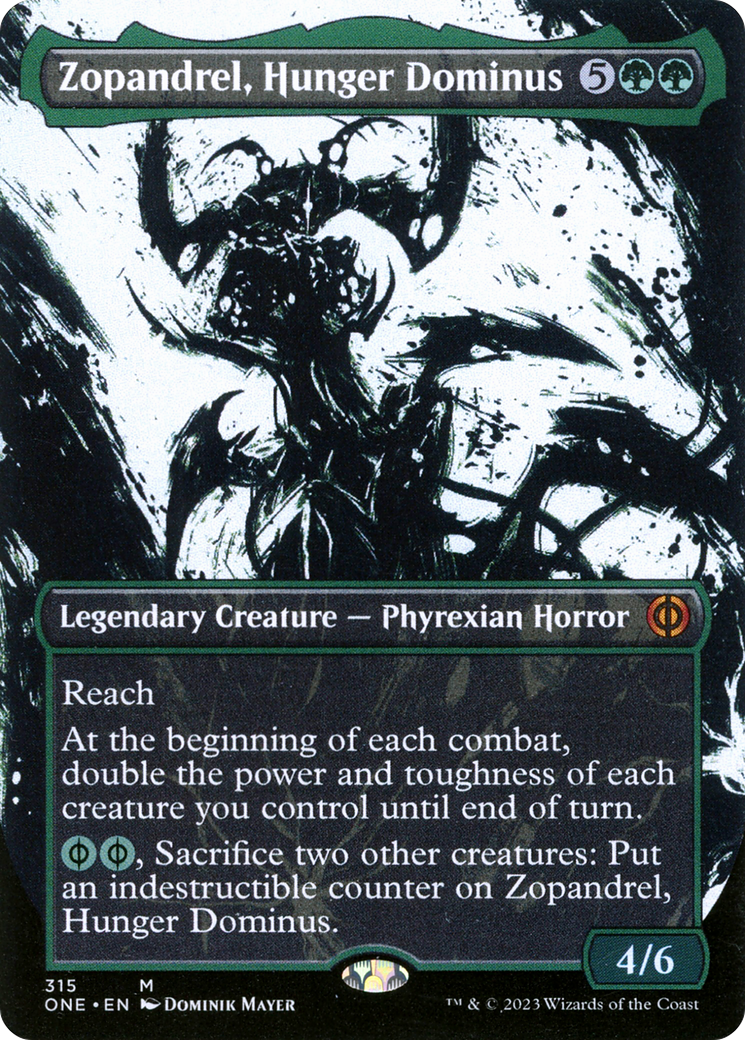 Zopandrel, Hunger Dominus (ONE-315) (Showcase) (Borderless) (Foil)