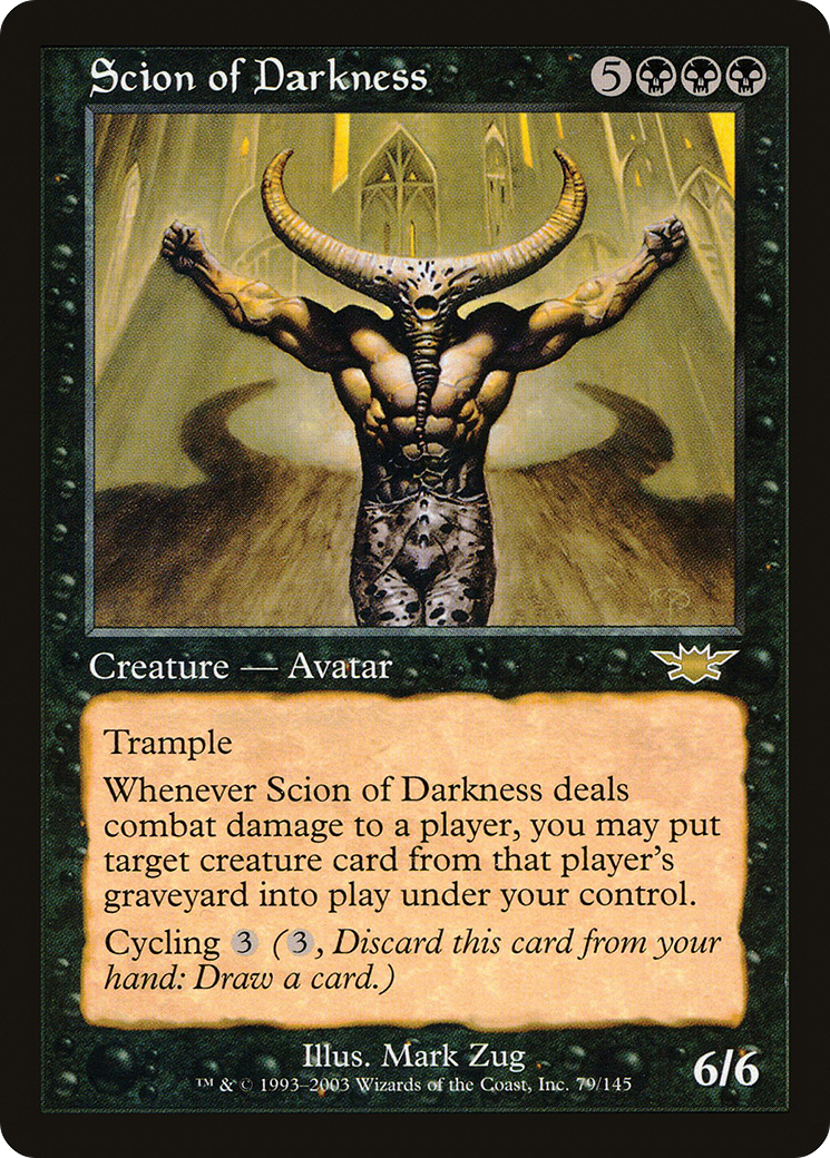 Scion of Darkness (LGN-079) (Foil)