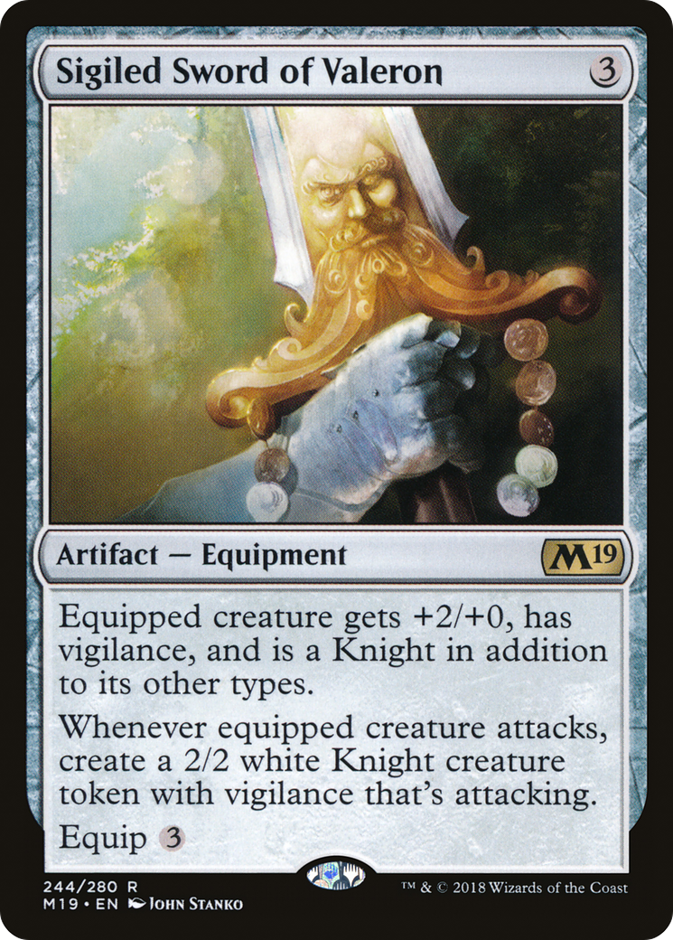 Sigiled Sword of Valeron (M19-244)