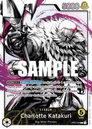 Charlotte Katakuri (099) (Alternate Art) (OP03-099) (Foil)