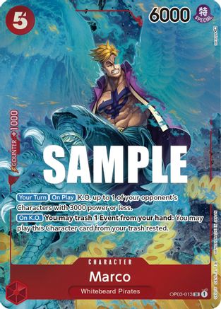 Marco (Alternate Art) (OP03-013) (Foil)