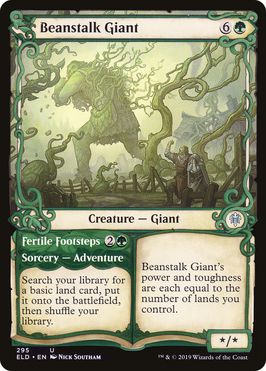 Beanstalk Giant // Fertile Footsteps (ELD-295) (Showcase)
