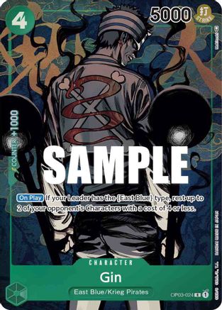 Gin (Alternate Art) (OP03-024) (Foil)