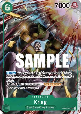 Krieg (Alternate Art) (OP03-025) (Foil)