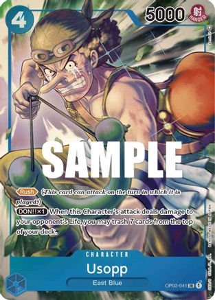 Usopp (Alternate Art) (OP03-041) (Foil)