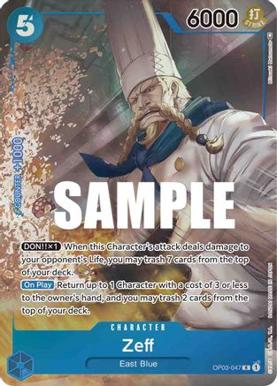 Zeff (Alternate Art) (OP03-047) (Foil)