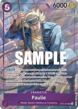 Paulie (Alternate Art) (OP03-066) (Foil)