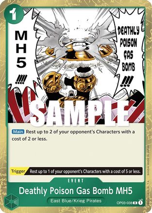 Deathly Poison Gas Bomb MH5 (OP03-038) (Foil)