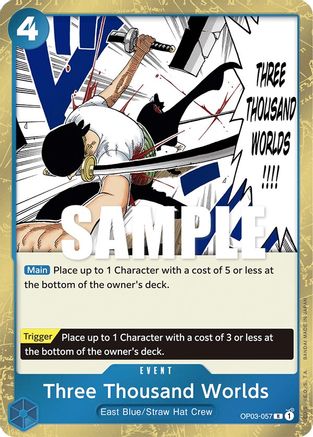 Three Thousand Worlds (OP03-057) (Foil)