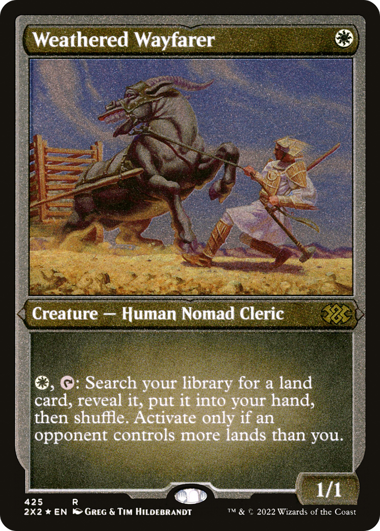 Weathered Wayfarer (2X2-425) (Etched Foil)