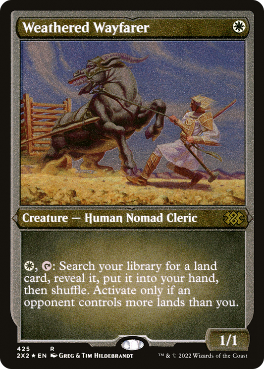 Weathered Wayfarer (2X2-425) (Etched Foil)