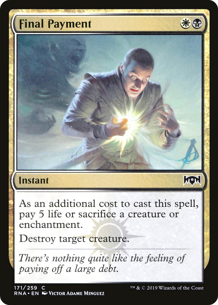 Final Payment (RNA-171)