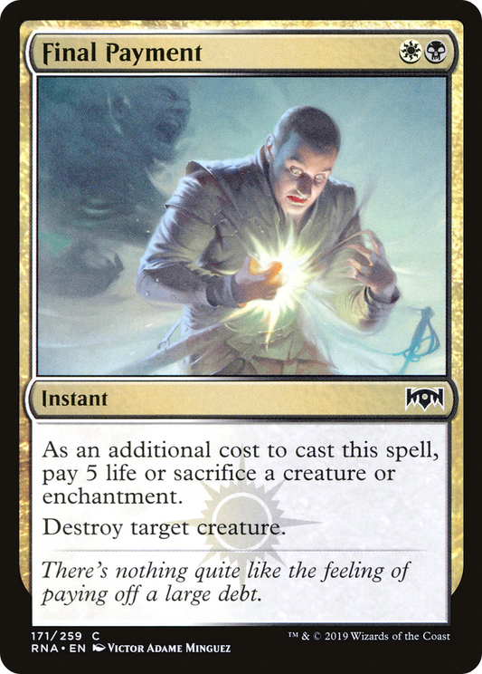 Final Payment (RNA-171)