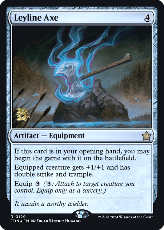 Leyline Axe (PRE-129S) (Foil)