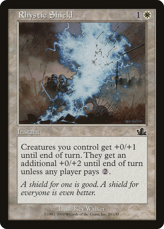 Rhystic Shield (PCY-020) (Foil)