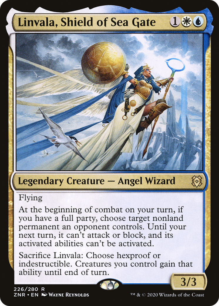 Linvala, Shield of Sea Gate (ZNR-226) (Foil)