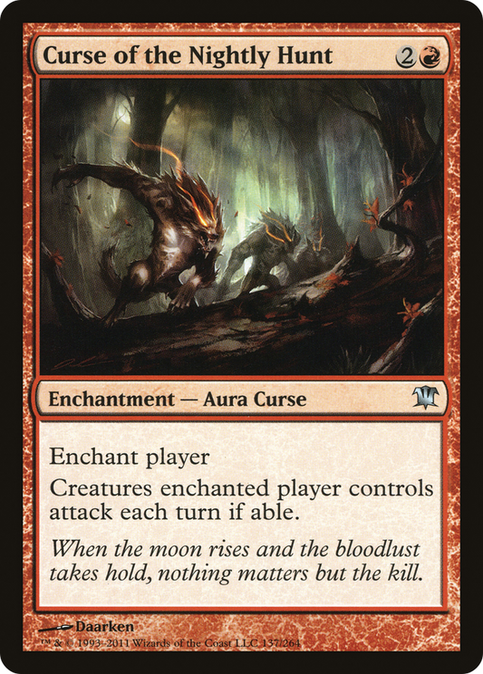 Curse of the Nightly Hunt (ISD-137) (Foil)