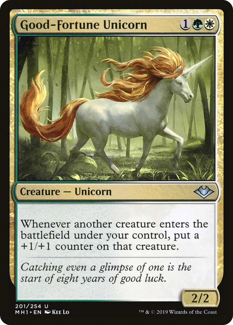 Good-Fortune Unicorn (MH1-201) (Foil)